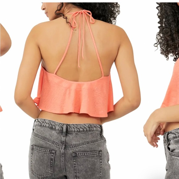 FREE PEOPLE Halter tank top Long Week in WaterMelon color - Picture 3 of 7